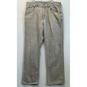 J Crew Corduroy Pants Mens 36x32 Vintage‎ Cord Style Gray Academia Classic Peppy